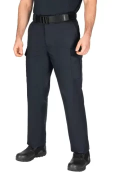 SIDE-POCKET POLYESTER PANTS