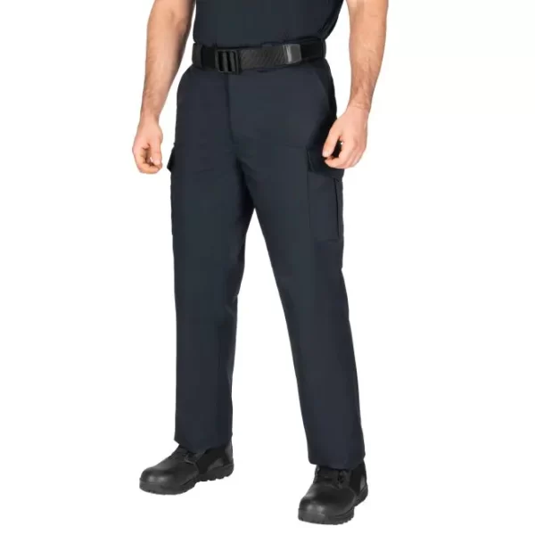 SIDE-POCKET POLYESTER PANTS