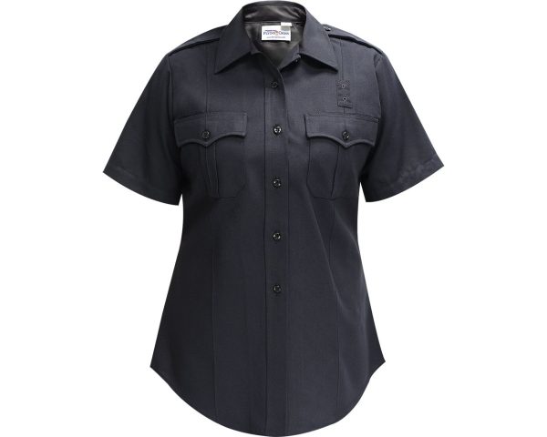 JUSTICE 75% POLY/25% WOOL WOMEN'S SHORT SLEEVE SHIRT